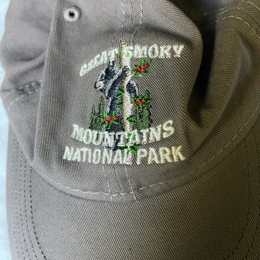 Gray National Park Cap Smokies Smoky Mountain park hat black bears